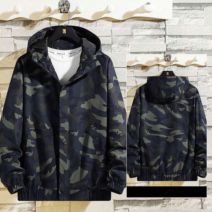 Discover Comfort and Style with Our Loose Camouflage Hooded Casual Jacket