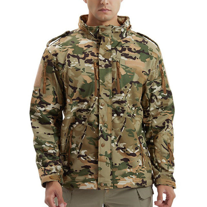 Men's Camouflage Fleece Softshell Jacket: Your Ultimate Outdoor Companion