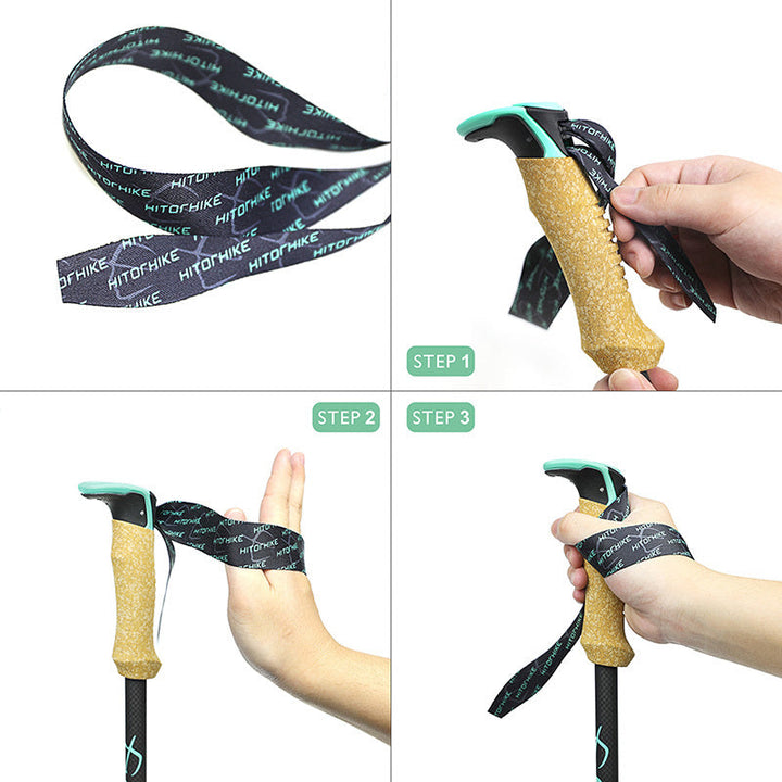 Explore the Great Outdoors with Our Straight Handle External Lock Trekking Pole