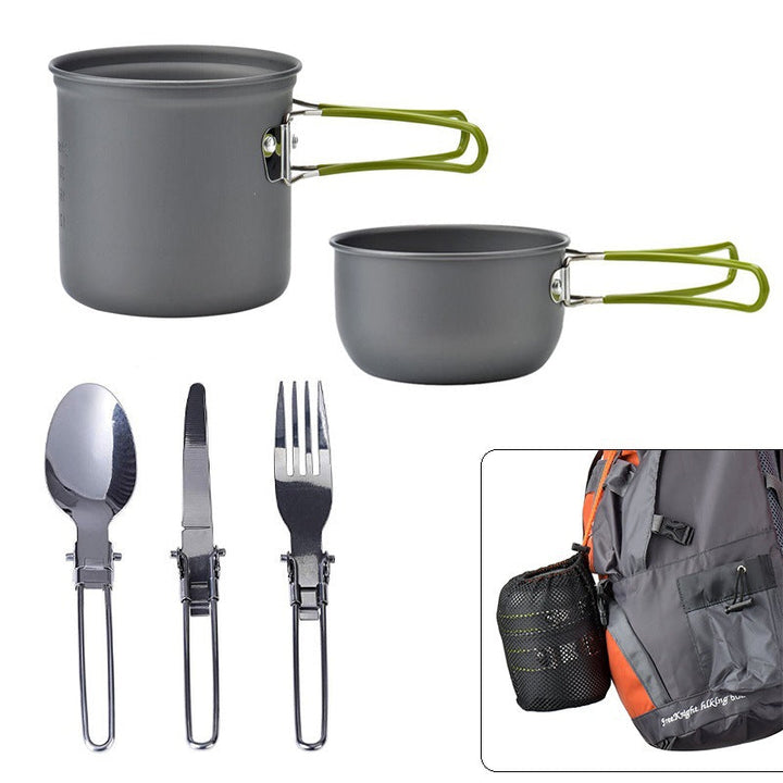 Discover the Ultimate Outdoor Portable Camping Cooker With Cutlery